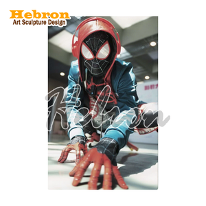 Costume de personnage d'anime Spider-Man Miles, reproduit fidèlement, pour jeu de rô<span class=keywords><strong>le</strong></span>, festival de super-héros, événement &amp;   Soirée dansante - Product Image 2