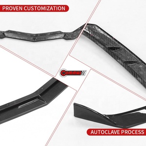 Brilliant Quality Upgrade to Larte Style Dry Carbon Fiber <b>Car</b> Front <b>Diffuser</b> Lip <b>for</b> Chevrolet Corvette C8 - Product Image 4