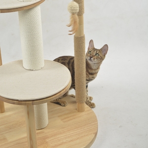 Ordine Campione Nuovi Prodotti Tiragraffi ad Albero di Lusso Grande per Gatti Casa Torre da Arrampicata per Animali Domestici - Product Image 5
