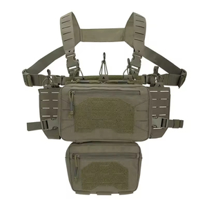 Yakeda sabuk patroli bantalan beban Modular berburu luar ruangan kustom dengan Harness dan kantong rompi Rig dada latihan - Product Image 1