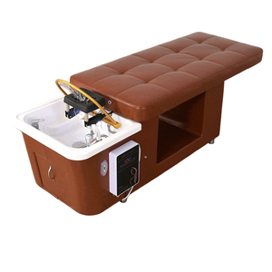 Cama de masaje eléctrica moderna Kisun, mesa de cuidado, muebles, peluquería de Metal, silla de lavado para peluquerías - Product Image 1