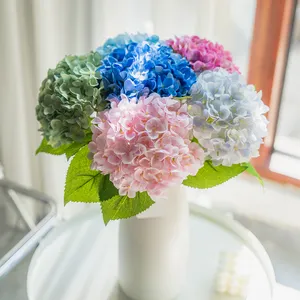 3D Digital Printing Single High Quality Wholesale Hydrangea Artificial Flower Ann Rabena For Decoration Wedding Party Home