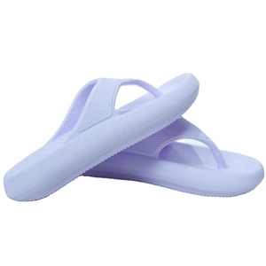 Giảm giá mùa hè nóng bức: Dép nữ đế xuồng cao chất liệu EVA dày màu hồng, chống trơn trượt, đi biển, có tính năng tăng chiều cao - Product Image 1