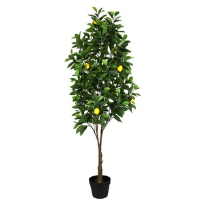 Faxu Home Garden Restaurant Décoration Jaune Citronnier <span class=keywords><strong>Fruit</strong></span> Artificiel pour Décoration Intérieure - Product Image 1