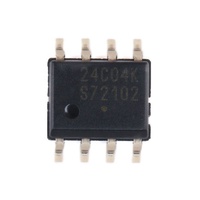 CAT24C04WI-GT3 EEPROM IC 4Kbit I2C 400kHz 512x8 SOIC-8 Chip de Memoria Serial Industrial, Almacenamiento No Volátil