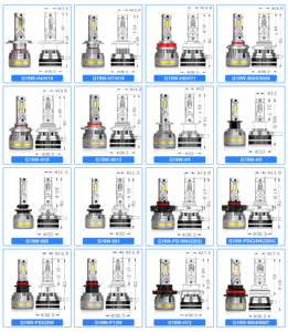 Ampoule LED Gview G19W 48000lm H4, pièces automobiles H7 H8 H11 9005 <span class=keywords><strong>HB3</strong></span>, faisceau haut et bas LED pour voiture, phare LED 6000K - Product Image 6
