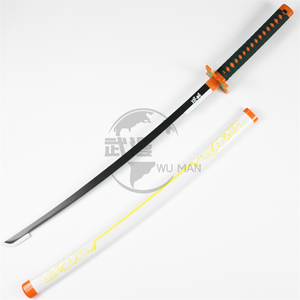 40 pouces de long dessin animé japonais Cool Anime épées Kochou <span class=keywords><strong>Shinobu</strong></span> Cosplay arme <span class=keywords><strong>Katana</strong></span> épées en bois jouet - Product Image 6