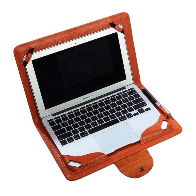Business Carry Portfolio Case Protective Leather Laptop Sleeve New Carrying Laptop Covers