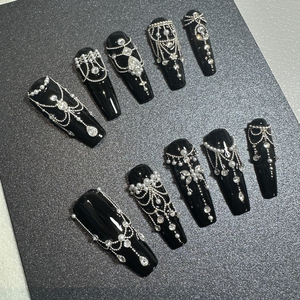 Ensemble de <span class=keywords><strong>4</strong></span> boîtes de billes circulaires en acier de couleur, petites boîtes à disques, fournitures de luxe pour la <span class=keywords><strong>d</strong></span>écoration <span class=keywords><strong>d</strong></span>'ongles DIY - Product Image 5