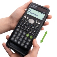 Calculatrice scientifique à affichage à deux lignes, calculatrice intelligente pour étudiants en plastique coloré 991ESP avec 417 fonctions, fabriquée