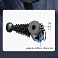 Support de téléphone et tablette pour voiture, robuste, antidérapant, 360 degrés, pour tableau de bord, appuie-tête, pour camion, SUV, fourgonnette, navigation