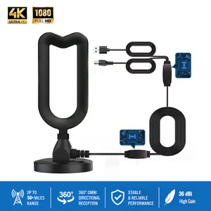 <span class=keywords><strong>Antenne</strong></span> <span class=keywords><strong>TV</strong></span> DTMB intérieure/extérieure avec double amplificateur, <span class=keywords><strong>antenne</strong></span> numérique à gain élevé de 36 dBi pour les chaînes locales gratuites, maison, <span class=keywords><strong>camping</strong></span>-car, <span class=keywords><strong>camping</strong></span> - Product Image 1