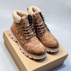 Botas de Montaña de Invierno para Hombre, de Alta Calidad, con Cordones, Impermeables, Transpirables, con Exterior de Cuero Genuino - Product Image 2