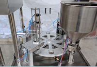 Ligne d'emballage rotative multi-têtes pour yaourt, gelée, ketchup, miel, pouding et boissons – Machine de remplissage et de scellage rotative pour gobelets