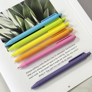 6Pcs Có Thể Thu Vào Gel Bút Mùa Xuân Màu Sắc Tươi Sáng Mực Nhanh Chóng Làm Khô Có Thể Thu Vào Dễ Thương Bút Tốt Nib 0.5 Mm Mịn Bằng Văn Phòng Phẩm - Product Image 4