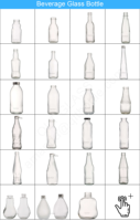 Boisson potable 300ml bouteille en verre carrée transparente avec couvercle en métal torsadé pour saveur de boisson de jus