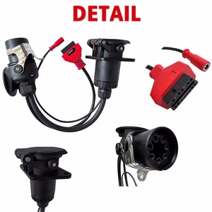 Camión EBS ISO 7638 OBD2 Cable adaptador de diagnóstico de remolque para, para Autel, para <span class=keywords><strong>Autocom</strong></span> y muchos otros vehículos de camión - Product Image 5