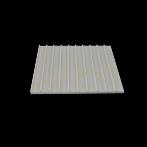 Sintyron chịu lửa đánh bóng nhiệt độ cao hình chữ nhật 99% 99.5% Corundum alumina gốm keramik Setter tấm với rãnh - Product Image 4