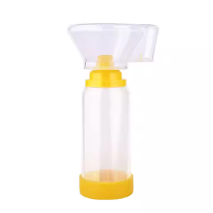 Entretoise pour <span class=keywords><strong>chambre</strong></span> d'aérosol Entretoise en silicone Inhalateur d'aérosol Dispositif d'<span class=keywords><strong>inhalation</strong></span> Thérapie pour enfants adultes Entretoise pour l'asthme - Product Image 2