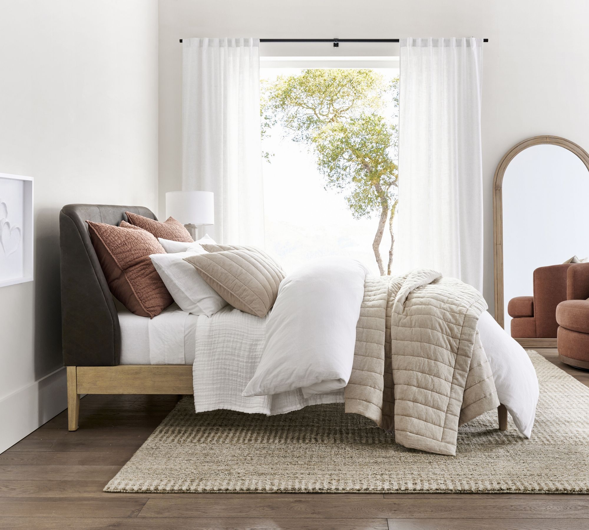 king bed platform bed bedroom furniture leather panel leather bed