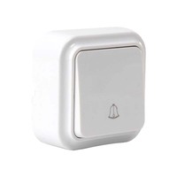 Plaque murale PC à cadre mince pour interrupteur de lumière intermédiaire Standard européen de haute qualité évaluée 10A 250V pour la maison et le bureau