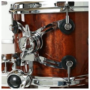 <strong>Hot</strong> Selling KINGZBEAT African Sapele Wood 6 Pieces Drum Set with 3.0mm Hoops for Professional Drummers - Product Image 4