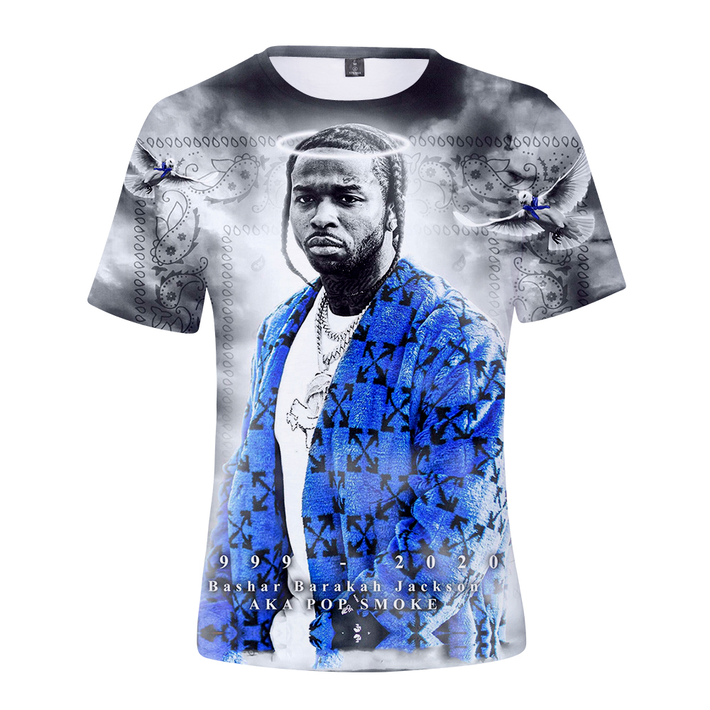 Shop Our POP SMOKE T Shirt for Men - 3D Printed Streetwear