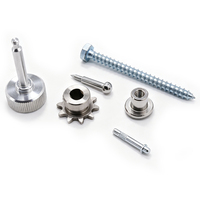 Kit de Herrajes Mecánicos Personalizados Mecanizados por CNC, Componentes de Aluminio, Acero Inoxidable y Acero al Carbono con Anodizado y Recubrimiento de Zinc