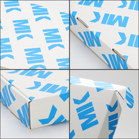 Logo personnalisé au design complet, emballage de courrier unique, boîte d'expédition en carton personnalisée, boîte d'emballage de t-shirt pour vêtements