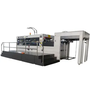 High Speed Automatic Corrugated Cardboard Flat Bed Feeding Die Cutting Machine For Paperboard Box