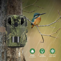 Mini caméra de surveillance de la faune avec connectivité Wi-Fi via application, résolution vidéo 4K 48MP, portée IR 20m/85ft, version compacte à excellent rapport qualité-prix
