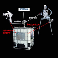 Miscelatore d'Aria Orizzontale Personalizzabile di Alta Qualità SPMEKE VT-IBC-05HP 5 HP per Serbatoio IBC da 1000 Litri, per Miscelare Vernice, Inchiostro, Colla, Acqua
