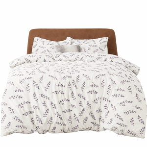 Teddy Dreamland Plant Pattern 100% Cotton Breathable Printed <b>Bedding</b> <b>Set</b> Soft Comfortable Home Textile OEM Supplier - Product Image 1