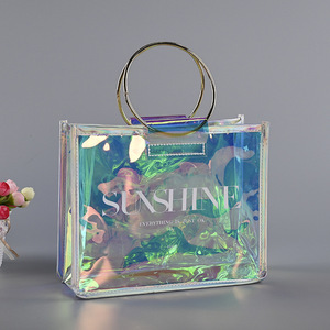 Sacs fourre-tout en PVC personnalisés Hsin-chieh avec fermeture éclair pour le rangement des articles de toilette - Product Image 3