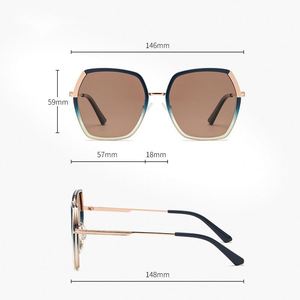 2025 신상품 남성 편광 선글라스 패션 하이 퀄리티 숙녀 금속 운전 선글라스 Gafas De Sol - Product Image 4