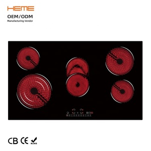 Placa de Cocción Integrada CB CE para Cocina, Vitrocerámica de 5 Quemadores - Product Image 1