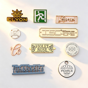 Étiquettes et tags métalliques personnalisés en gros, gravés au laser, autocollants pour vêtements, jeans, sacs en cuir - Product Image 3