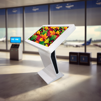 Netoptouch Soporte de pantalla LCD comercial Quiosco interactivo para Centro Comercial Pantalla táctil de publicidad interior de 43/49/65/55 pulgadas