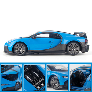 1:18 Bugatti Kailong fundición a presión aleación coche modelo simulación sonido luz niños juguete niño colección regalo - Product Image 6