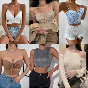 เสื้อผ้ามือสองคละแบบใหม่ เสื้อยืดตัวสั้น ราคาถูก เสื้อผ้าขายส่ง ชุดลำลอง เสื้อผ้ามือสองจากฝูเจี้ยน ประเทศจีน - Product Image 6