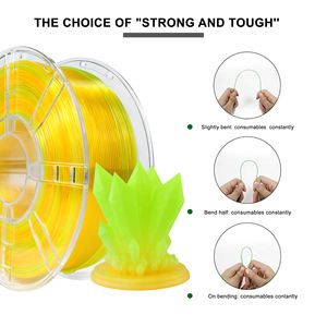 Iboss 1.75Mm Gradiënt Semi Transparant Pla Filament Zomer Kleur <span class=keywords><strong>Plastic</strong></span> Grondstof 3d Printer Gloeidraad - Product Image 5