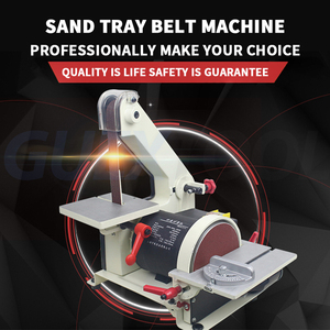 Machine à poncer à bande professionnelle 220V 300W à vitesse réglable, machine de polissage de bureau multifonctionnelle pour le métal et le bois - Product Image 1
