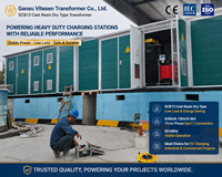 Transformateur de distribution à résine moulée de type sec 630 kVA 10 kV à faible perte pour projets industriels de recharge de véhicules électriques