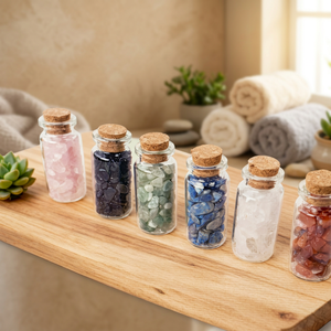 Botellas de Cristal de 10 ml con Tapón de Corcho, Mini Frascos Decorativos para Recuerdos de Boda, Manualidades y Regalos - Product Image 2