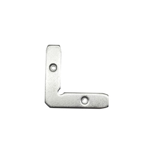 Supports d'angle en aluminium 61x15mm, connecteurs durables à angle droit pour cadre de porte en verre, support de miroir pour vitrine - Product Image 4