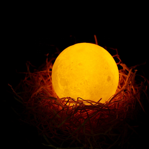 AGQ 8CM entrega rápida 3 <span class=keywords><strong>Color</strong></span> recargable cambio lámpara de luna 3D luna lámparas de luz - Product Image 1