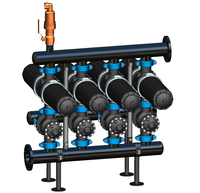 Peralatan Pemurnian Air Filtrasi Industri AIGER Sistem Filtrasi Filter Cakram