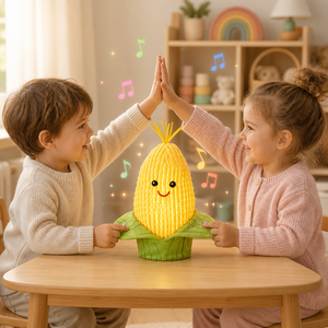 Jouet en peluche piano à rythme sensoriel en forme de maïs, avec son tactile et détection corporelle, jouet éducatif musical pour enfants - Product Image 5