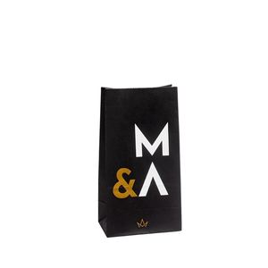 Bolsa de Papel para Comida para Llevar con Logotipo, Impresión a Color Personalizada, Cartón de Papel Kraft, Artículos Pequeños, Impresión Flexográfica en Blanco y Negro - Product Image 5