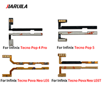 Kabel Fleksibel Volume Daya Ponsel Grosir untuk Infinix Tecno Pova 5 4 Pro 3 2 5G LE8 LD7 Neo LE6T 2 LG6N Suku Cadang Perbaikan Kabel Fleksibel Volume